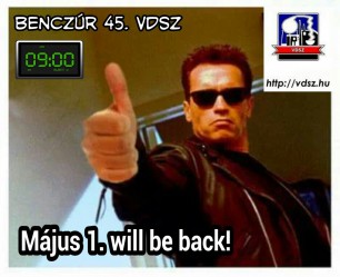 VDSZ 2014. május 1. 9:00 Benczúr utca 45.