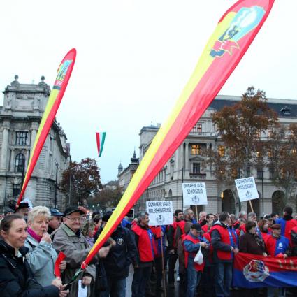  VDSZ is a Parlament előtt