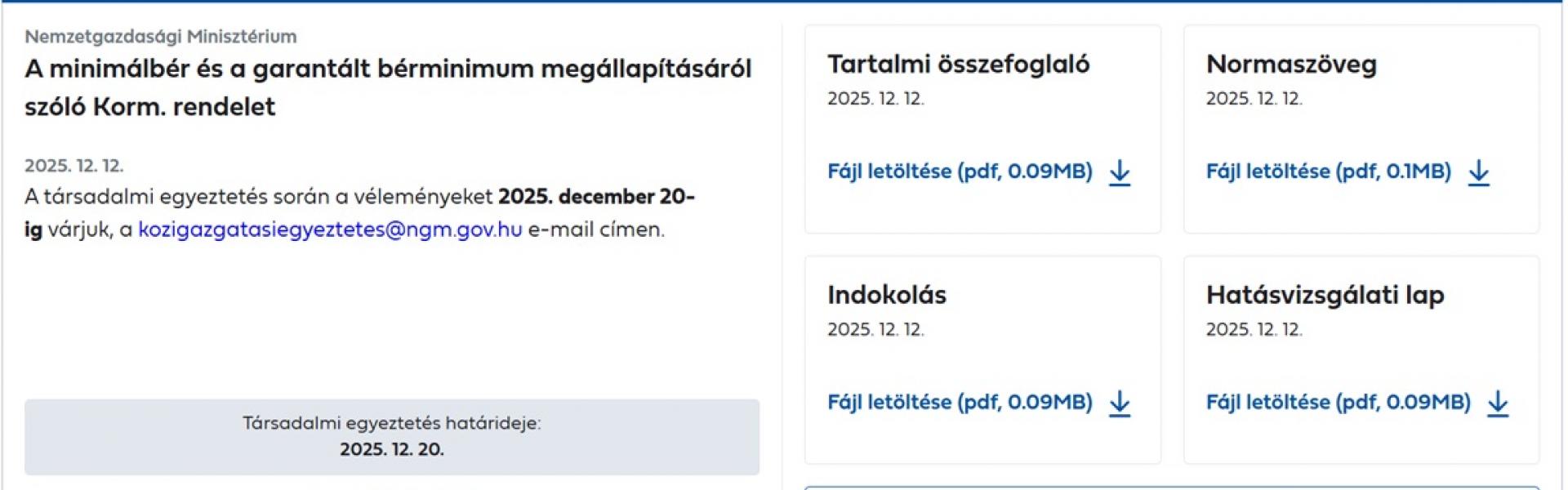 A minimálbér még nincs lezárva