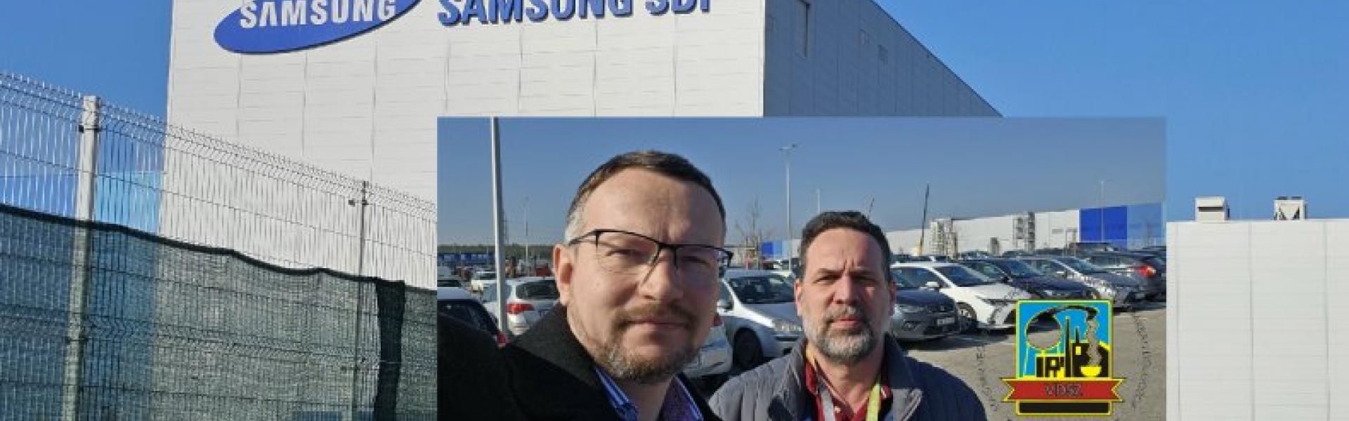 VDSZ munkavédelmi egyeztetés a gödi Samsungban